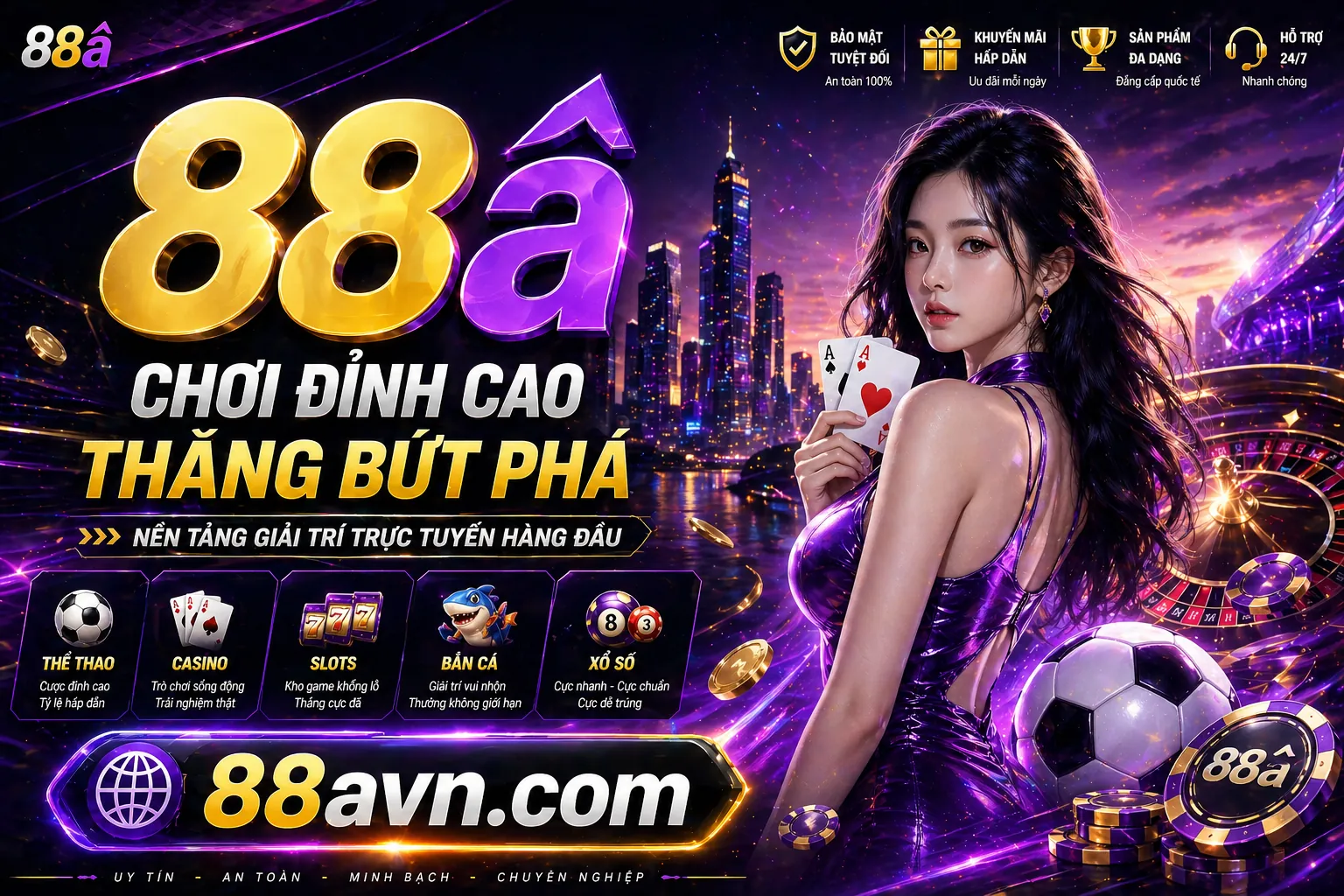 Sân vận động lớn với đèn sáng rực rỡ, tượng trưng cho cá cược thể thao tại 888k Game